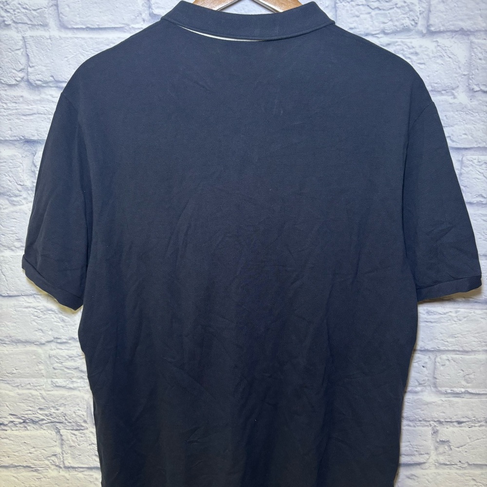LACOSTE Mens Polo Shirt Size 8 3XL Navy Blue Cotton Quiet Luxury Golf Career - Picture 9 of 12